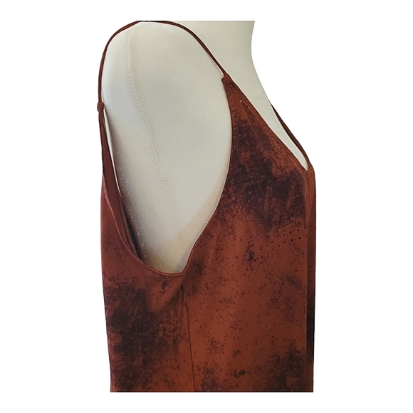 Hurley Coastal Cami Rust Tie Dye Dress NEW Size Medium | Beach Cover Up Dress - Picture 4 of 16